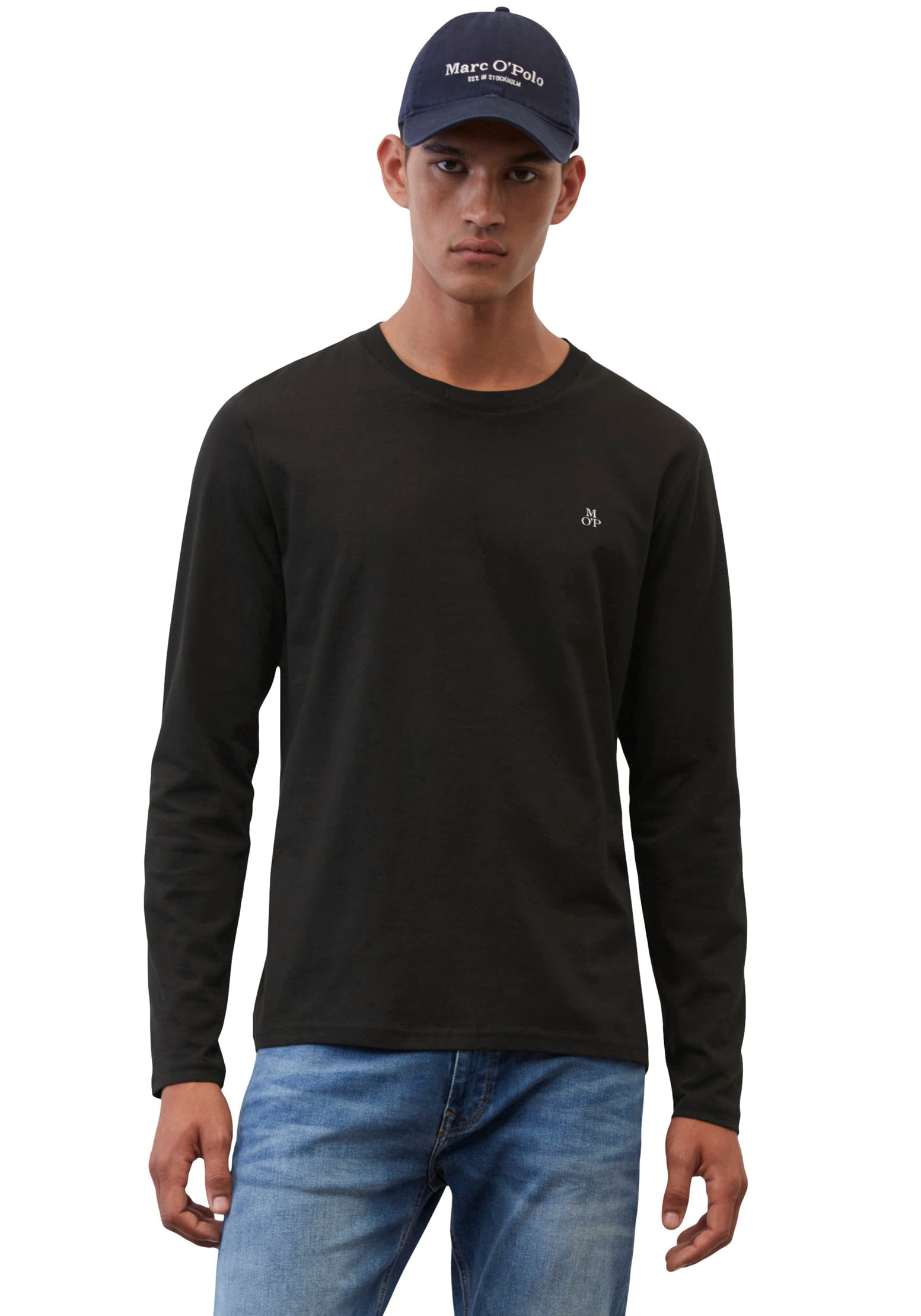 Marc O'Polo Langarmshirt, mit dezentem Logo-Print vorne Marc O'Polo Langarmshirt, mit dezentem Logo-Print vorne von Marc O'Polo
