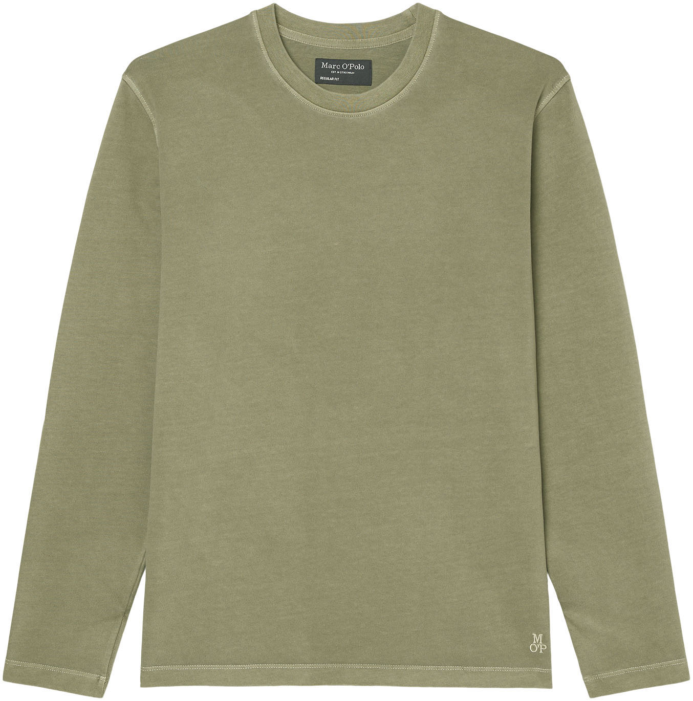 Marc O'Polo Langarmshirt »T-shirt, long sleeve, crew neck, embroidery« von Marc O'Polo