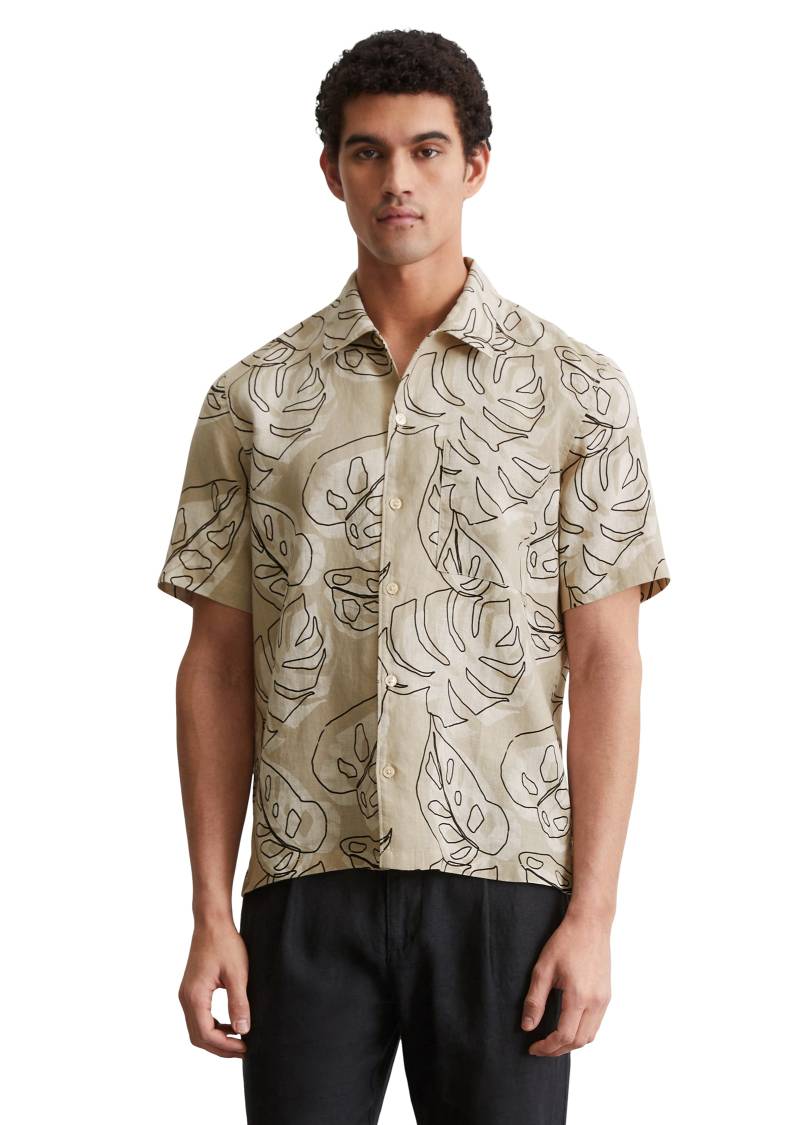 Marc O'Polo Leinenhemd, mit floralem Allover Print von Marc O'Polo
