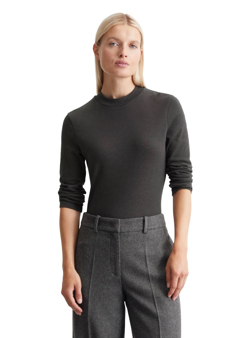 Marc O'Polo Longsleeve, mit kleinem Mockneck-Kragen von Marc O'Polo