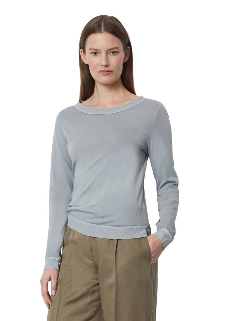 Marc O'Polo Longsleeve, mit weitem, runden Ausschnitt von Marc O'Polo