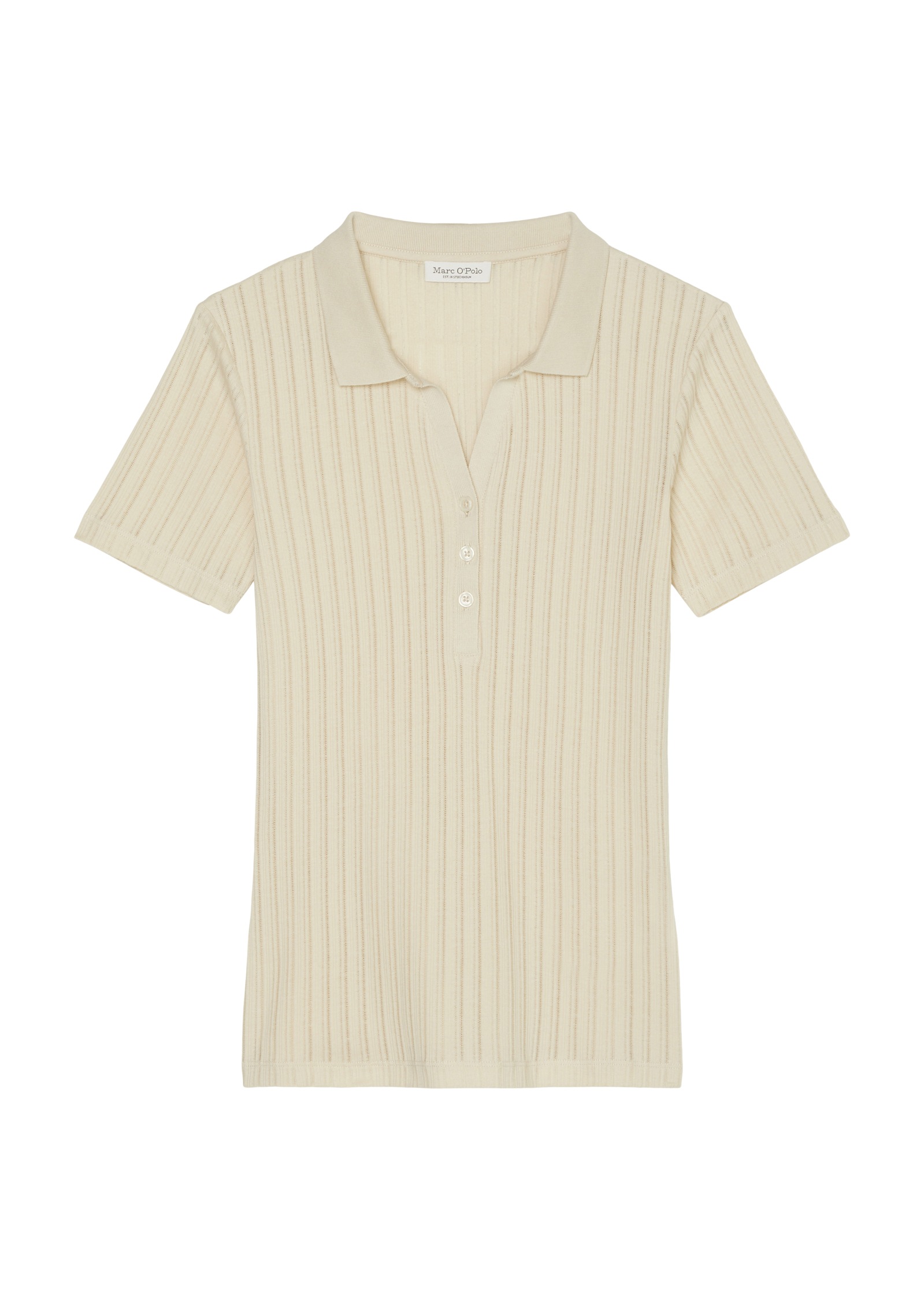 Marc O'Polo Poloshirt, Mit teilweise offener Struktur Marc O'Polo Poloshirt, Mit teilweise offener Struktur von Marc O'Polo