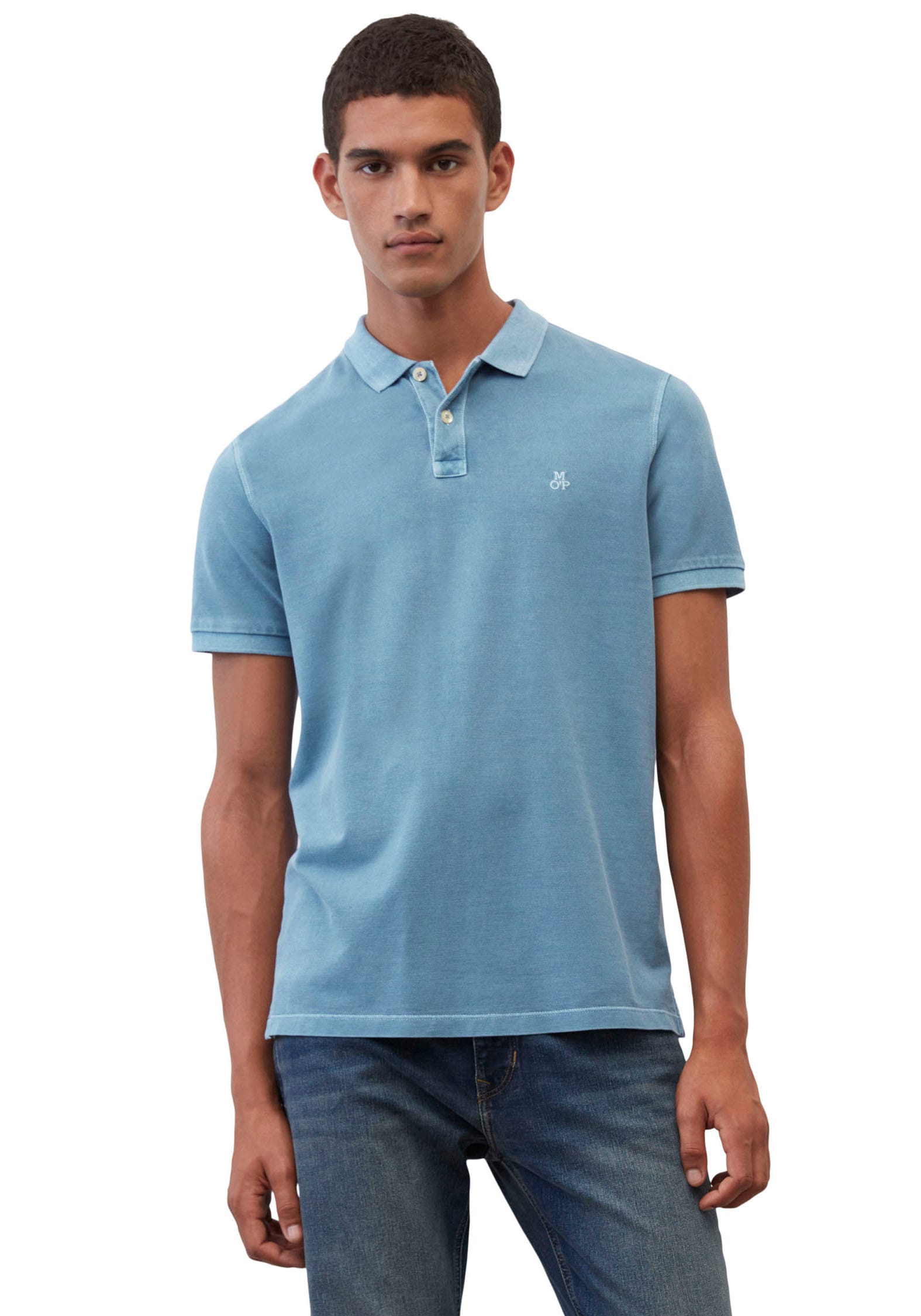 Marc O'Polo Poloshirt, mit dezenter Logostickerei Marc O'Polo Poloshirt, mit dezenter Logostickerei von Marc O'Polo