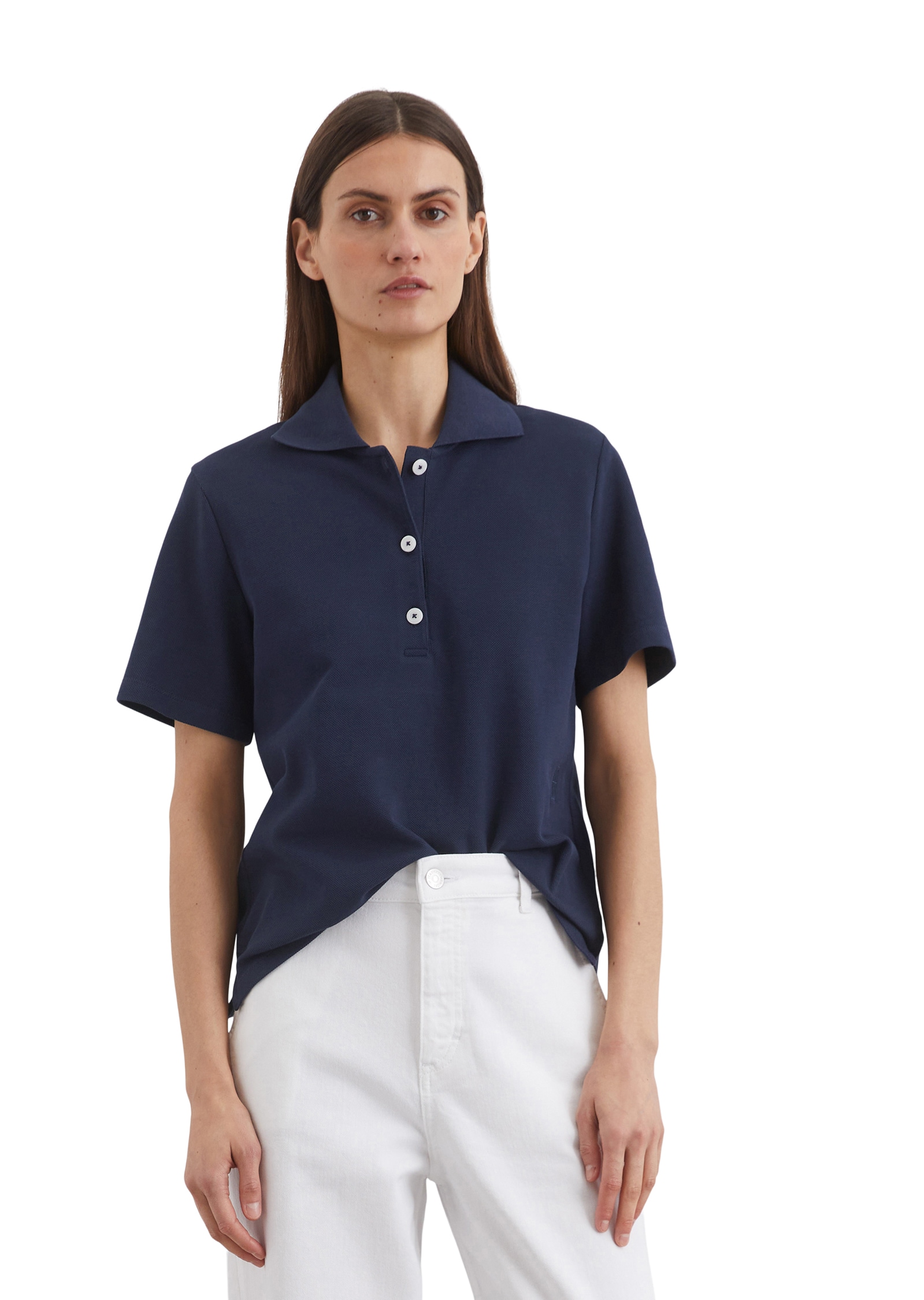 Marc O'Polo Poloshirt, mit lässiger Honeycomb-Struktur von Marc O'Polo