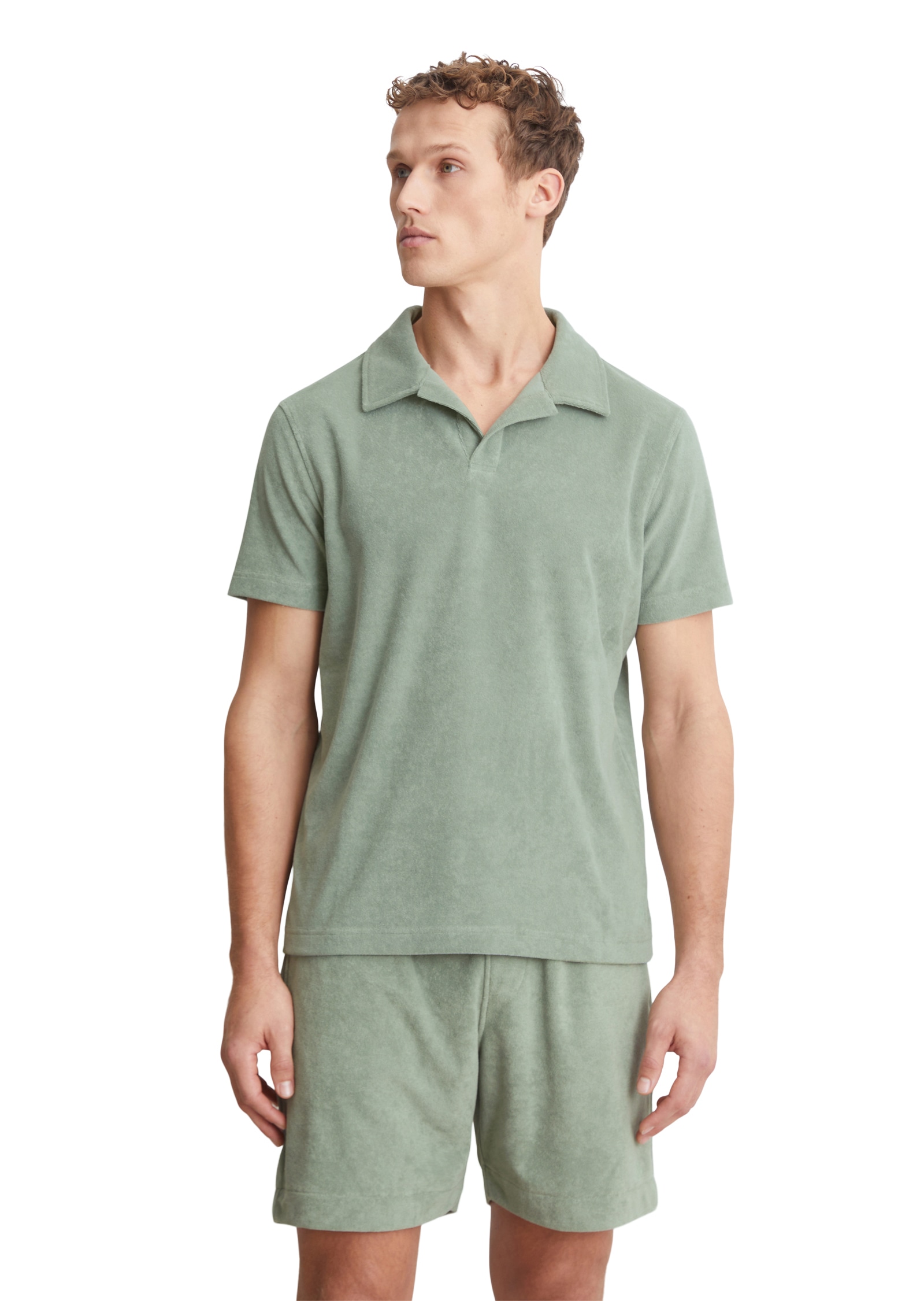 Marc O'Polo Poloshirt »Terry Towel«, mit weicher Frottee-Oberfläche von Marc O'Polo