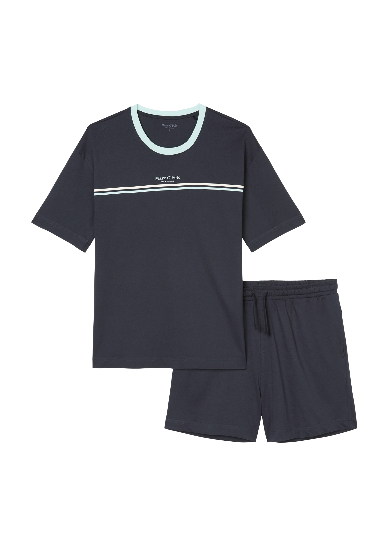 Marc O'Polo Shorty »Mix & Match Cotton«, (2 tlg.), mit T-Shirt und Shorts von Marc O'Polo