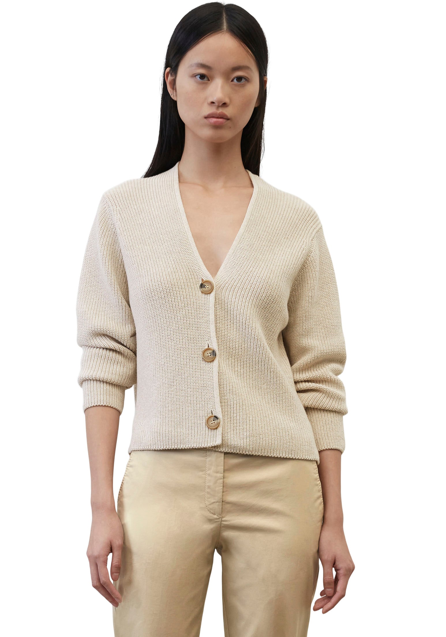 Marc O'Polo Strickjacke, in kurzer, gerader Form Marc O'Polo Strickjacke, in kurzer, gerader Form von Marc O'Polo