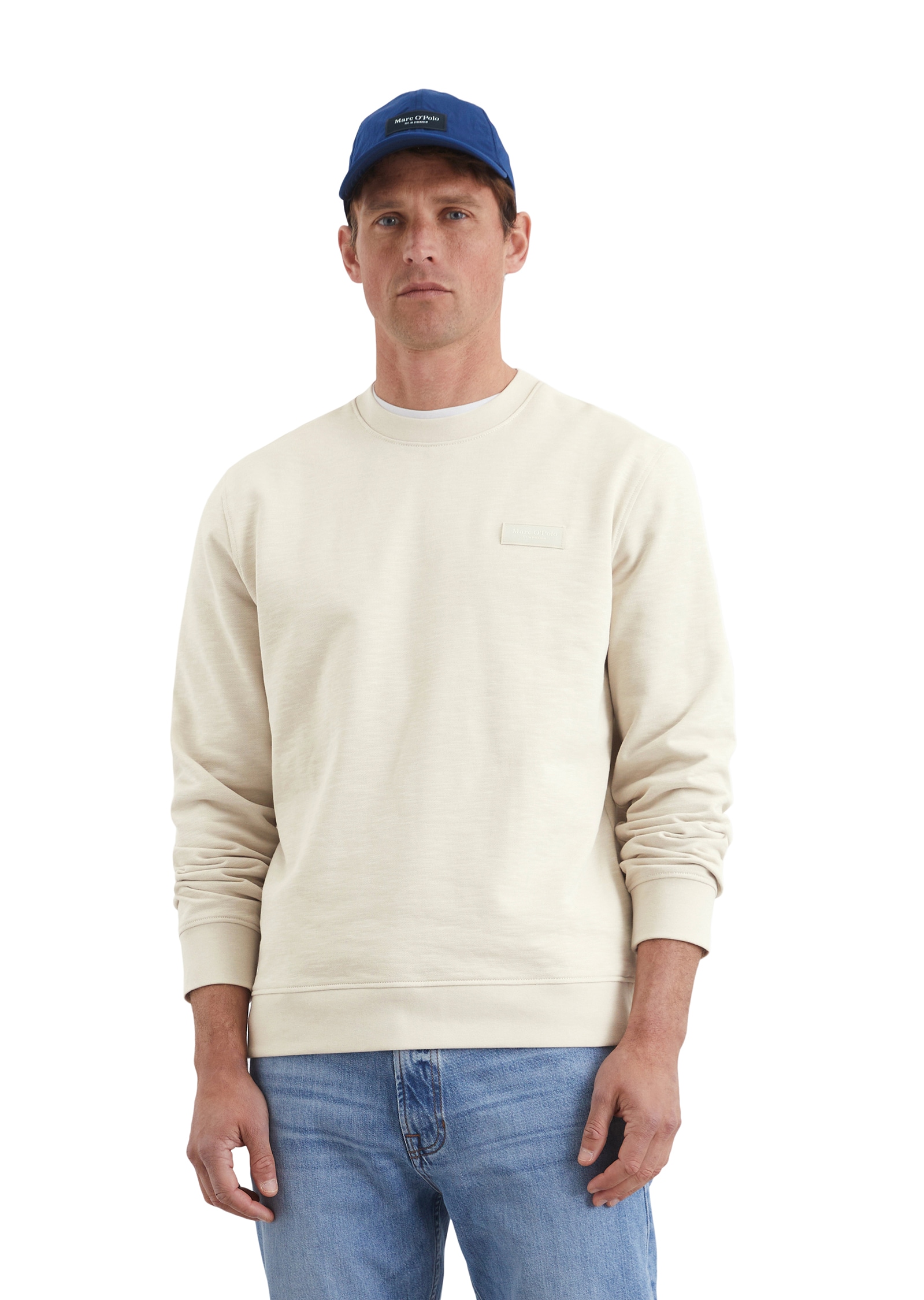 Marc O'Polo Sweatshirt, mit leicht unregelmässiger Slub-Sweat-Struktur Marc O'Polo Sweatshirt, mit leicht unregelmässiger Slub-Sweat-Struktur von Marc O'Polo