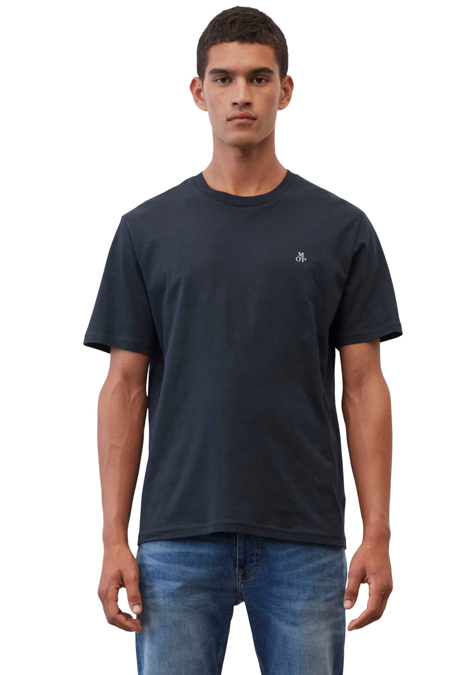 Marc O'Polo T-Shirt, Logo-T-Shirt aus Bio-Baumwolle von Marc O'Polo