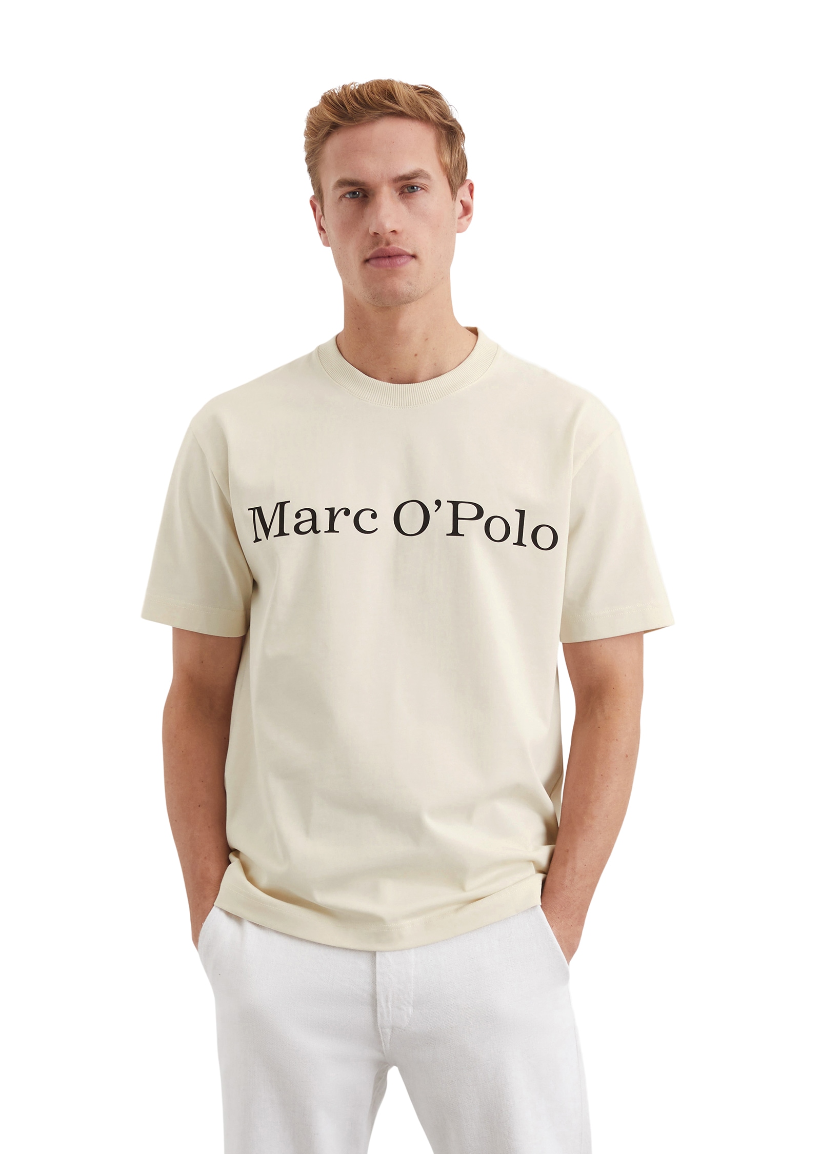 Marc O'Polo T-Shirt, Mit grossem Logoprint auf der Brust Marc O'Polo T-Shirt, Mit grossem Logoprint auf der Brust von Marc O'Polo