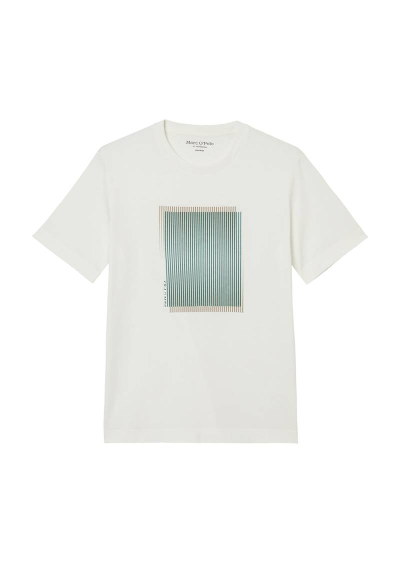 Marc O'Polo T-Shirt, geometrischer Print mit Streifenmuster von Marc O'Polo