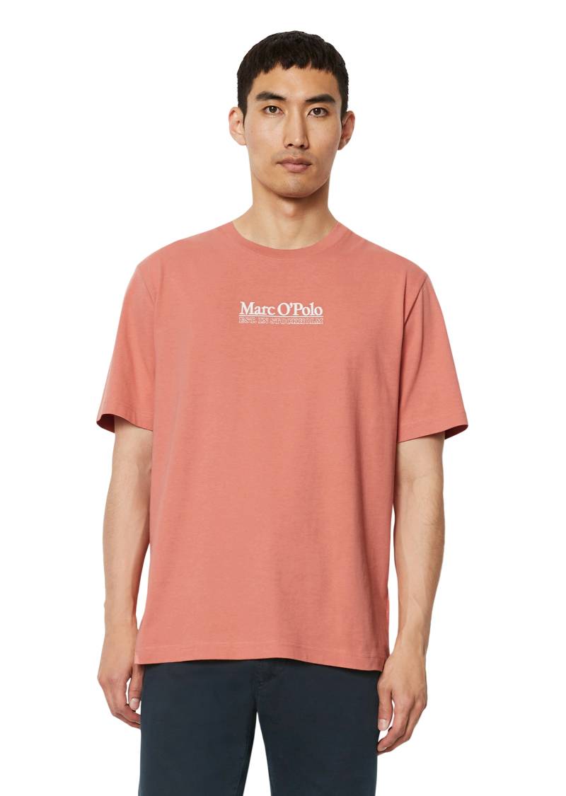 Marc O'Polo T-Shirt, mit grosser Label-Stickerei vorne von Marc O'Polo