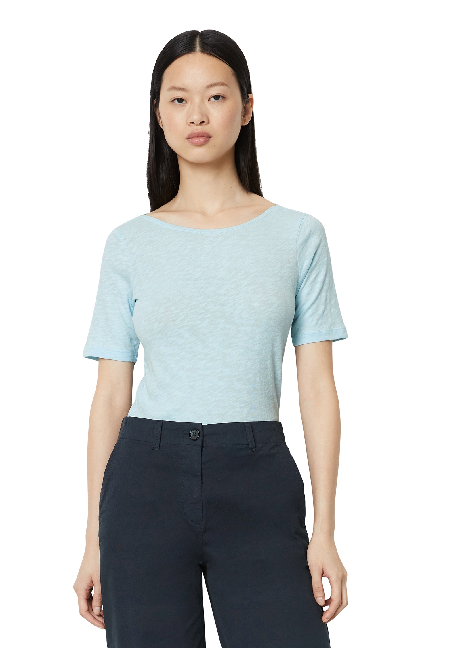 Marc O'Polo T-Shirt »T-shirt, short-sleeve, boat-neck« Marc O'Polo T-Shirt »T-shirt, short-sleeve, boat-neck« von Marc O'Polo