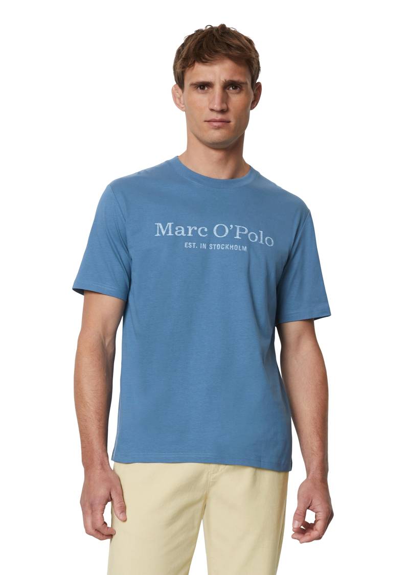 Marc O'Polo T-Shirt, mit tonigem Label-Print vorne von Marc O'Polo