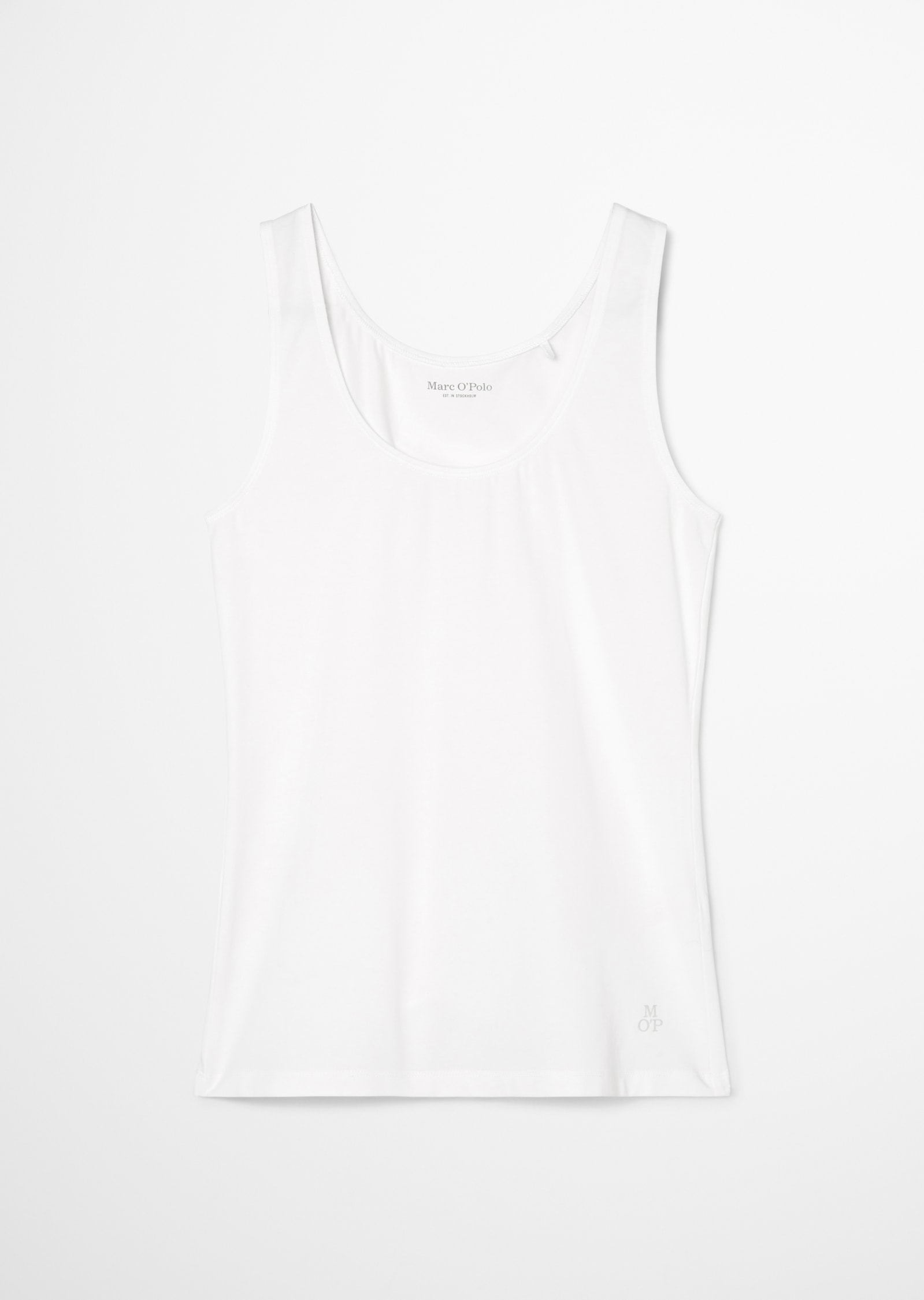 Marc O'Polo Tanktop »Essentials«, mit kleinem Logo am Saum von Marc O'Polo