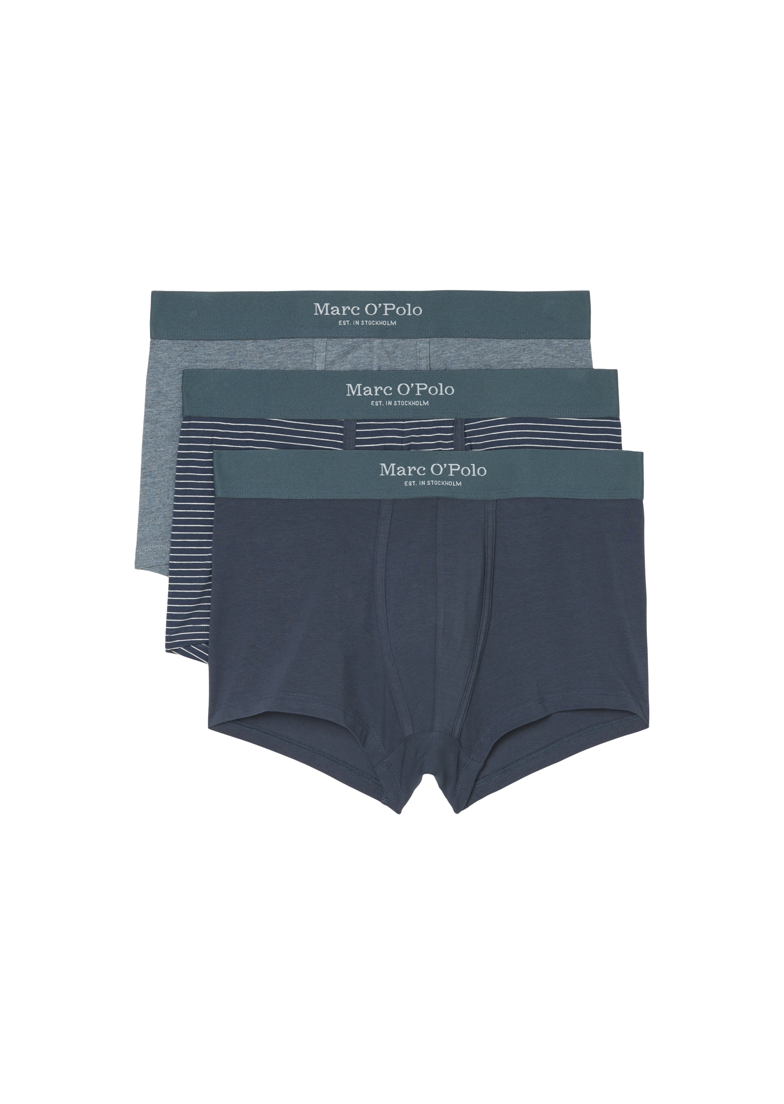 Marc O'Polo Trunk »Essentials«, (3er Pack), Webbund mit Logoschriftzug von Marc O'Polo