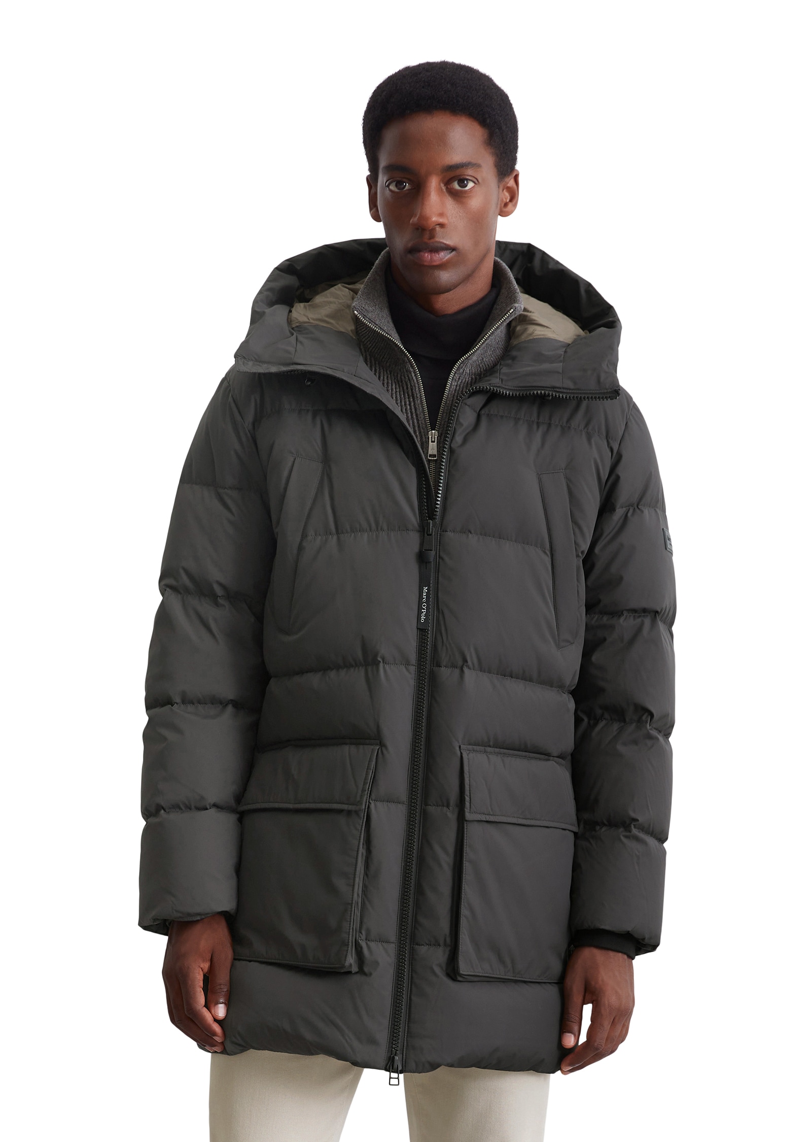Marc O'Polo Winterjacke, mit Kapuze, mit Kapuze und vielen Details Marc O'Polo Winterjacke, mit Kapuze, mit Kapuze und vielen Details von Marc O'Polo
