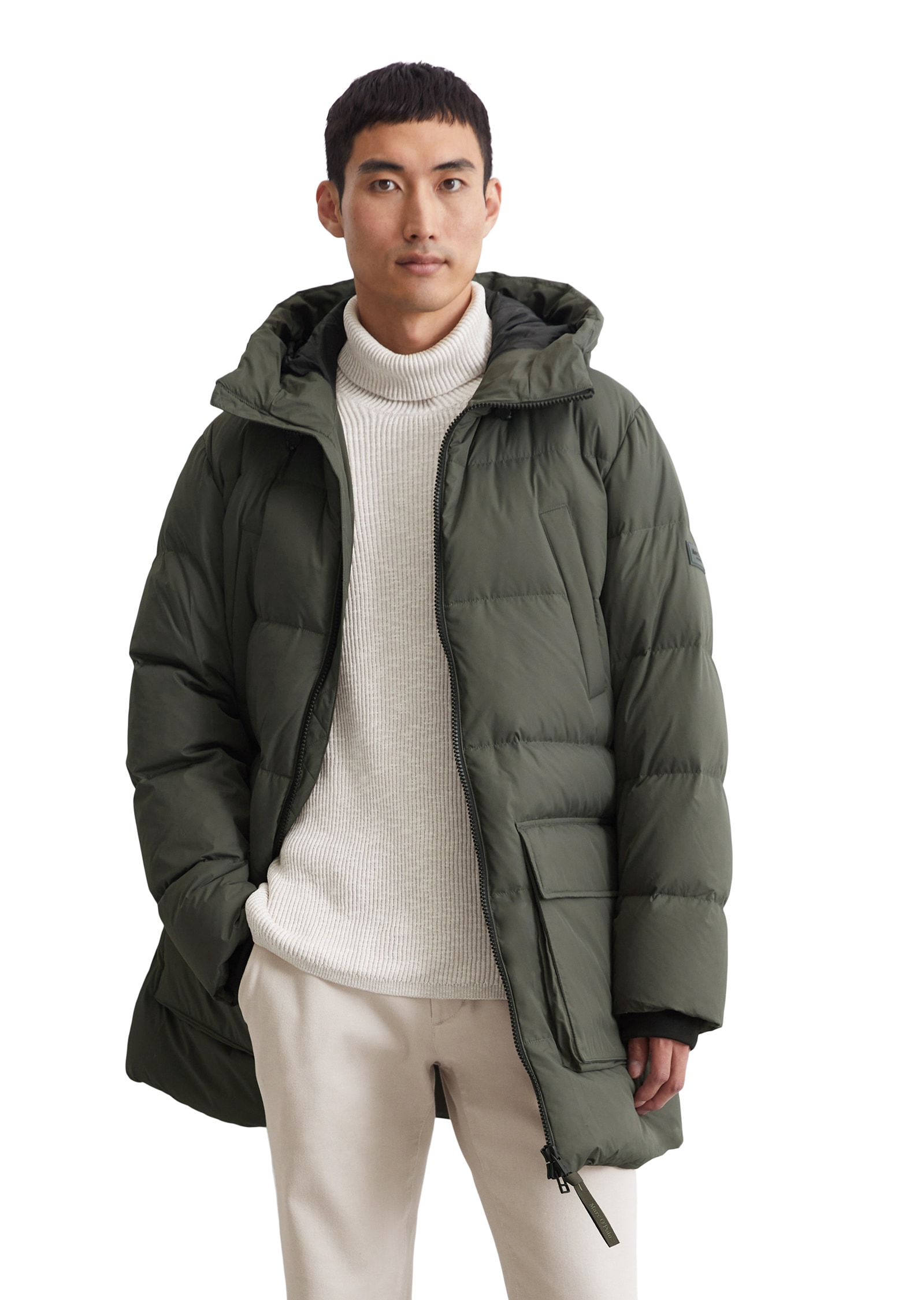 Marc O'Polo Winterjacke, mit Kapuze, mit Kapuze und vielen Details Marc O'Polo Winterjacke, mit Kapuze, mit Kapuze und vielen Details von Marc O'Polo