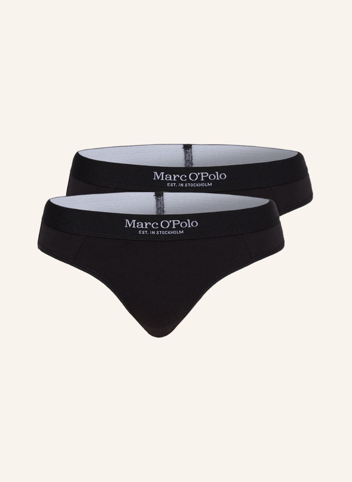 Marc O'polo 2er-Pack Slips schwarz von Marc O'Polo