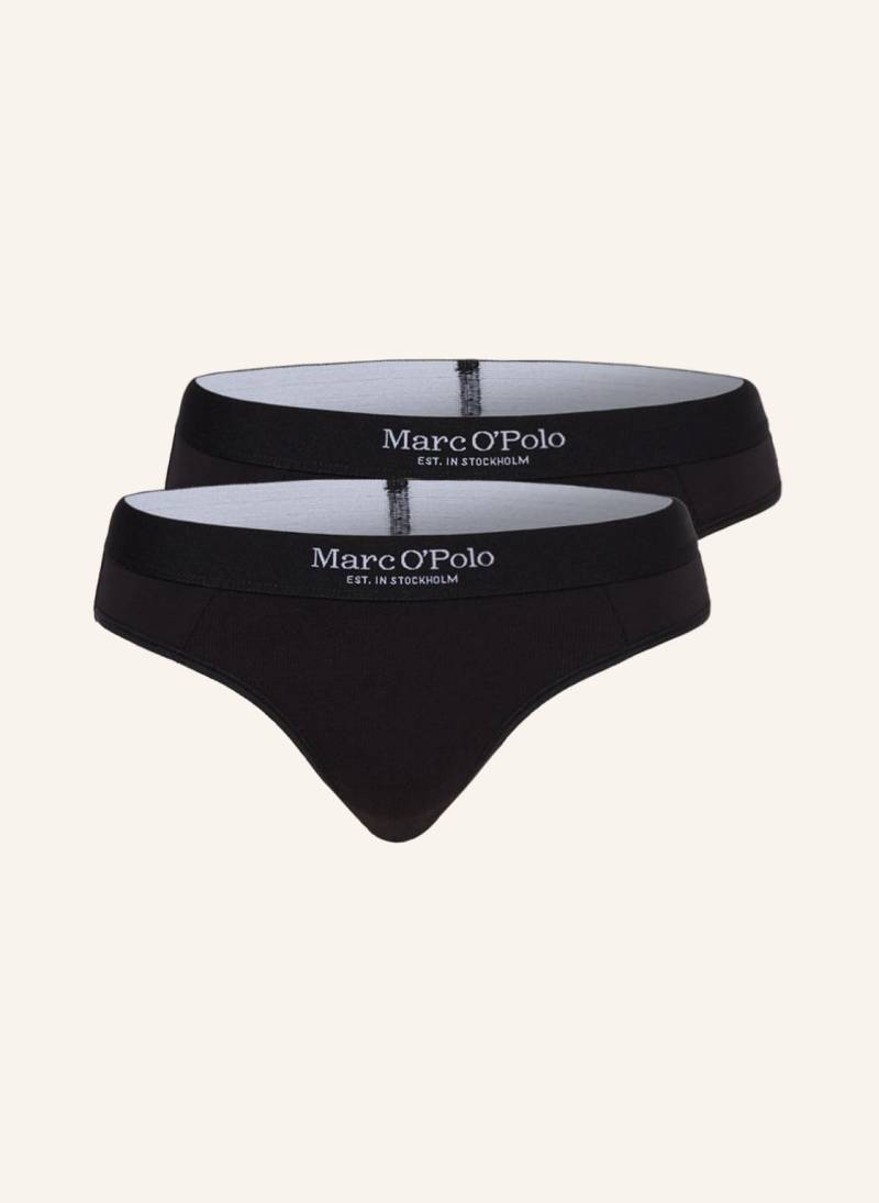 Marc O'polo 2er-Pack Slips schwarz von Marc O'Polo