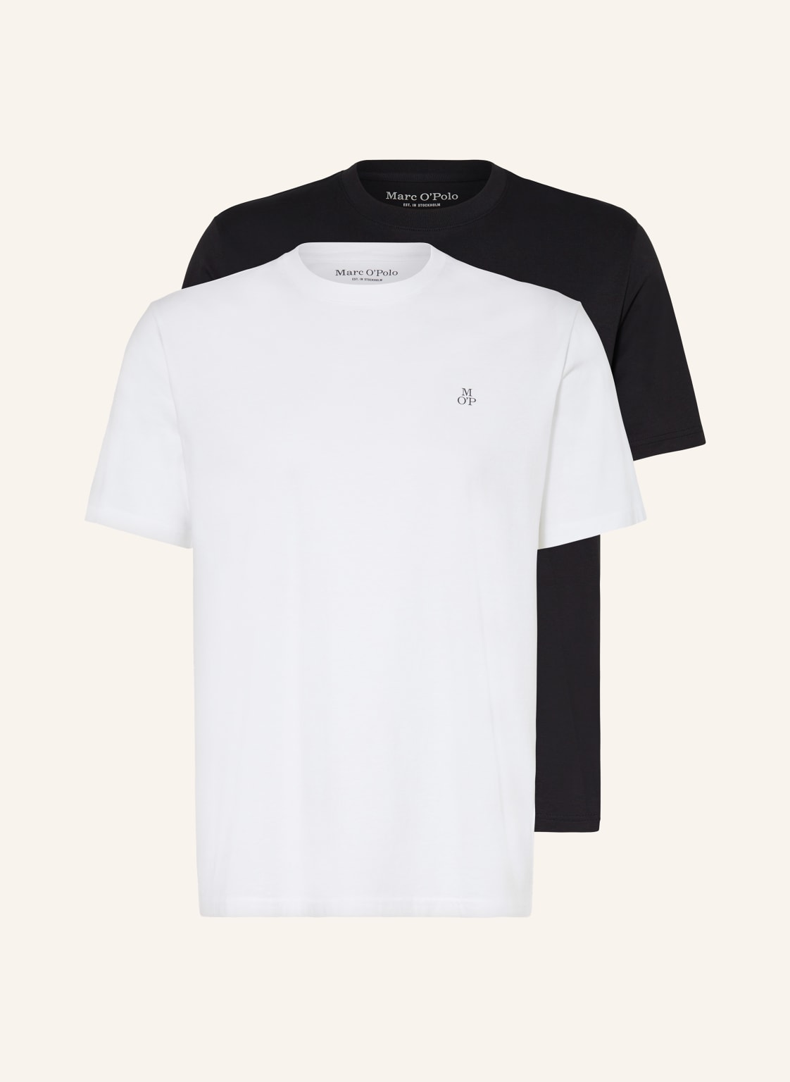 Marc O'polo 2er-Pack T-Shirts schwarz von Marc O'Polo