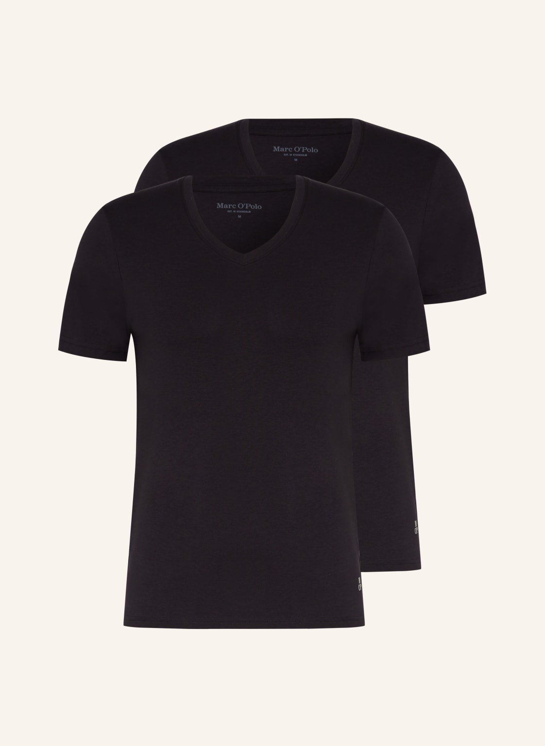 Marc O'polo 2er-Pack V-Shirts schwarz von Marc O'Polo