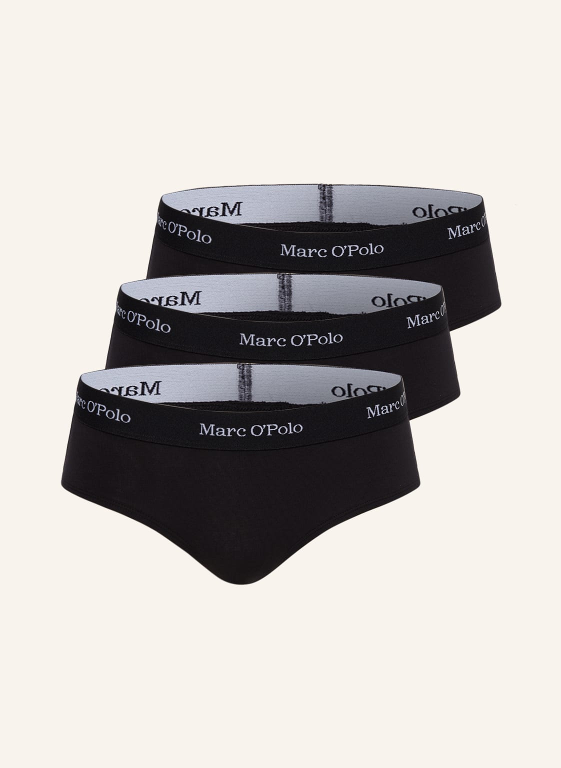 Marc O'polo 3er-Pack Panties schwarz von Marc O'Polo