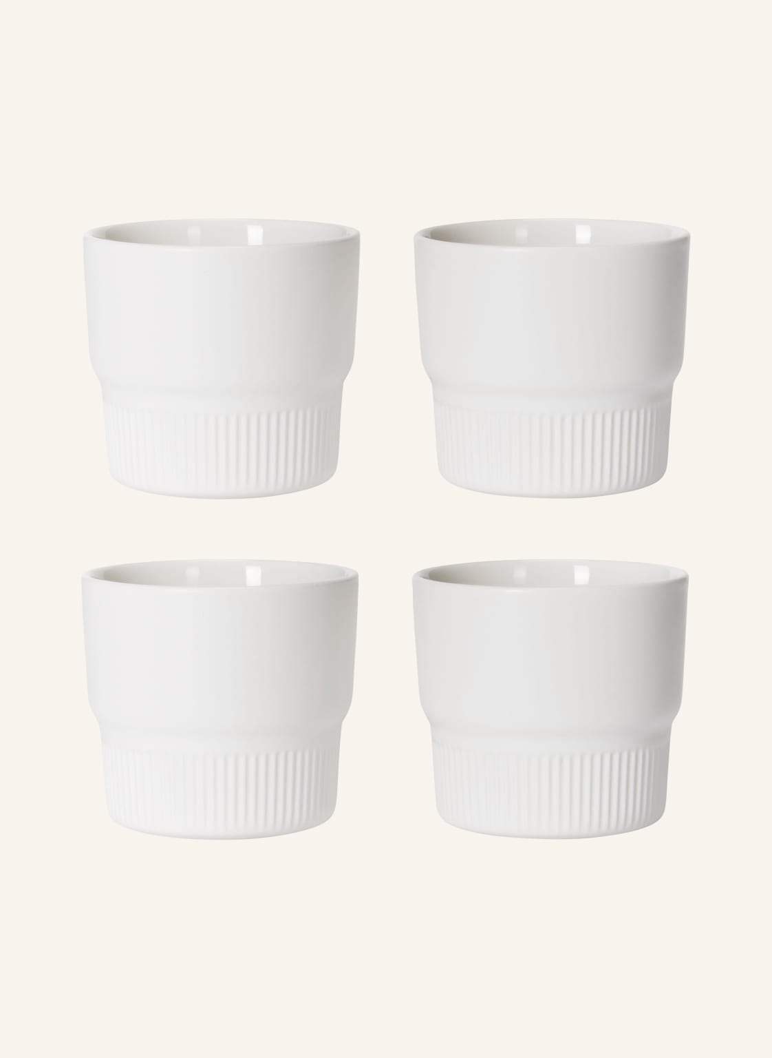 Marc O'polo 4er-Set Becher Moments weiss Marc O'polo 4er-Set Becher Moments weiss von Marc O'Polo