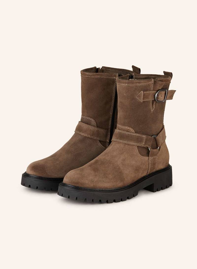 Marc O'polo Biker Boots braun von Marc O'Polo