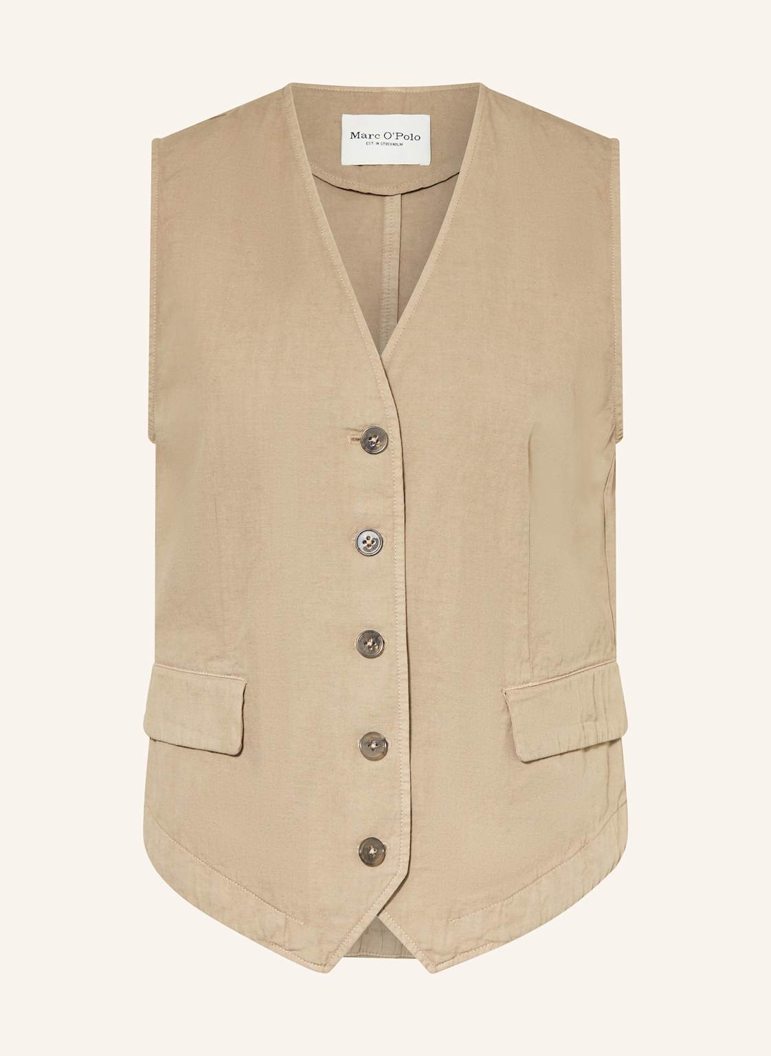 Marc O'polo Blazerweste beige von Marc O'Polo