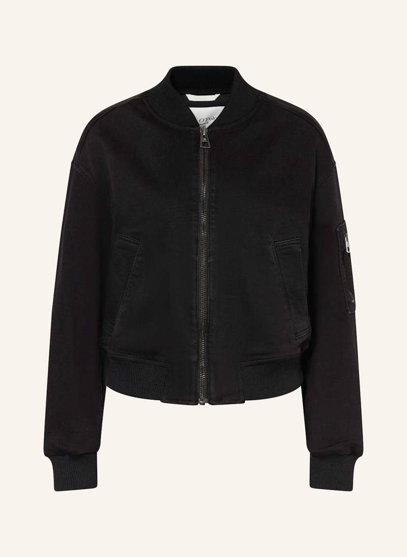 Marc O'polo Blouson In Jeansoptik schwarz von Marc O'Polo