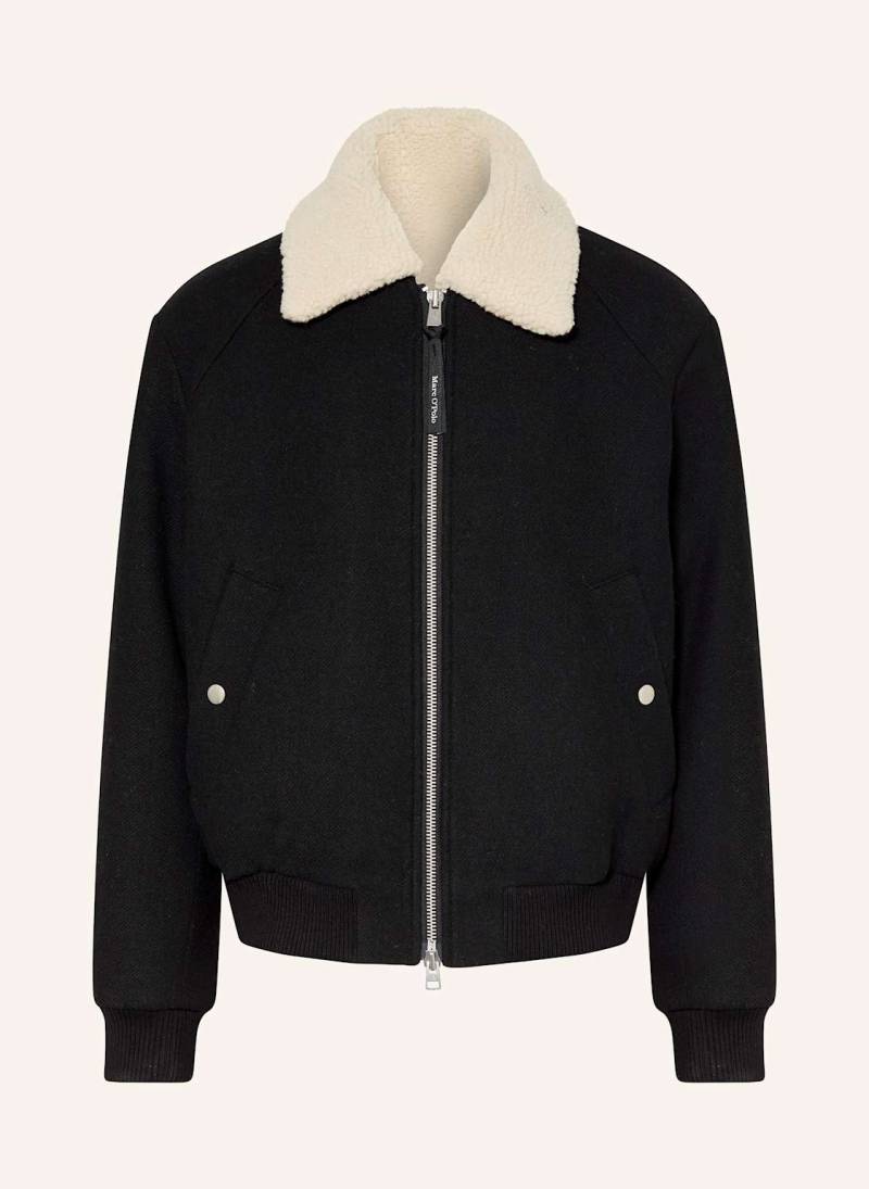 Marc O'polo Blouson Mit Kunstpelz schwarz von Marc O'Polo