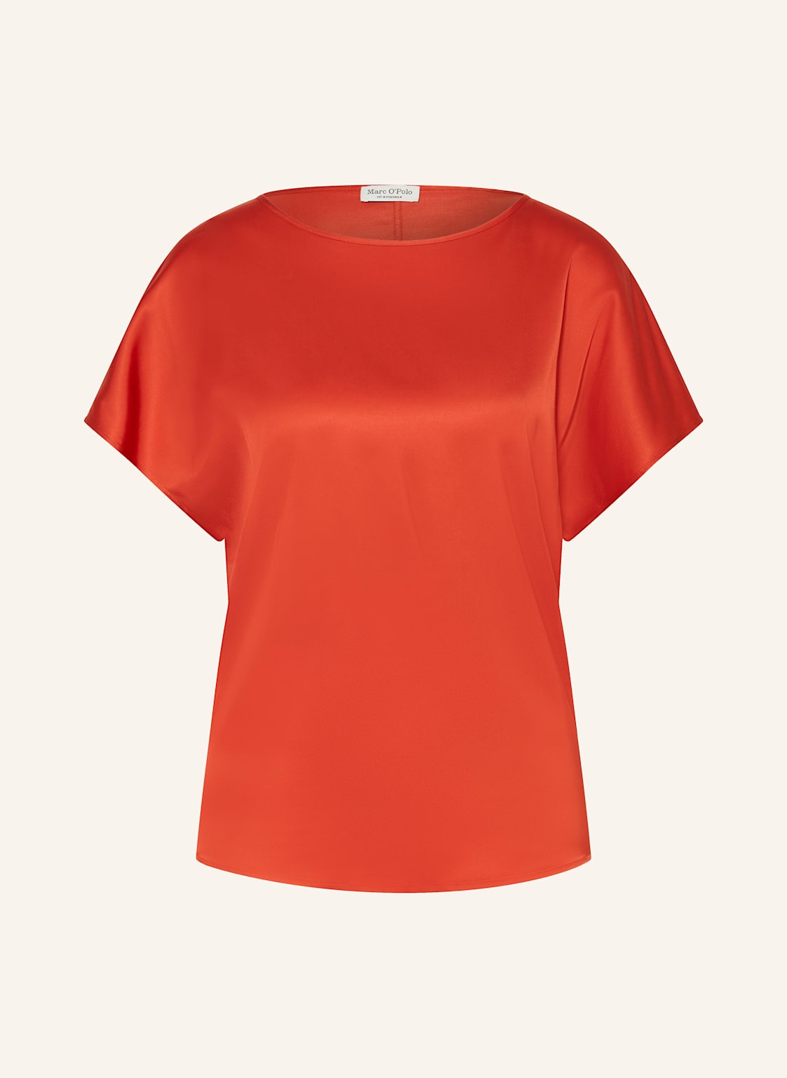 Marc O'polo Blusenshirt Aus Satin rot Marc O'polo Blusenshirt Aus Satin rot von Marc O'Polo