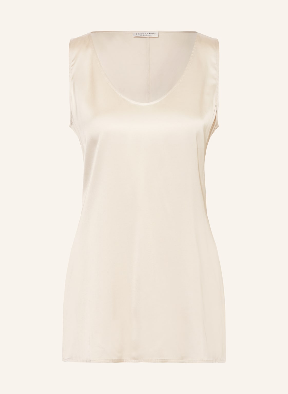 Marc O'polo Blusentop Aus Satin weiss Marc O'polo Blusentop Aus Satin weiss von Marc O'Polo