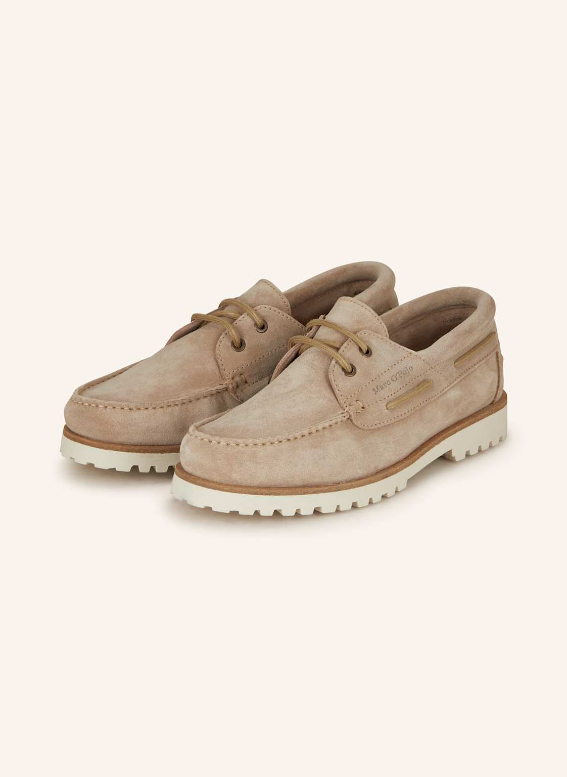 Marc O'polo Bootsschuhe beige von Marc O'Polo