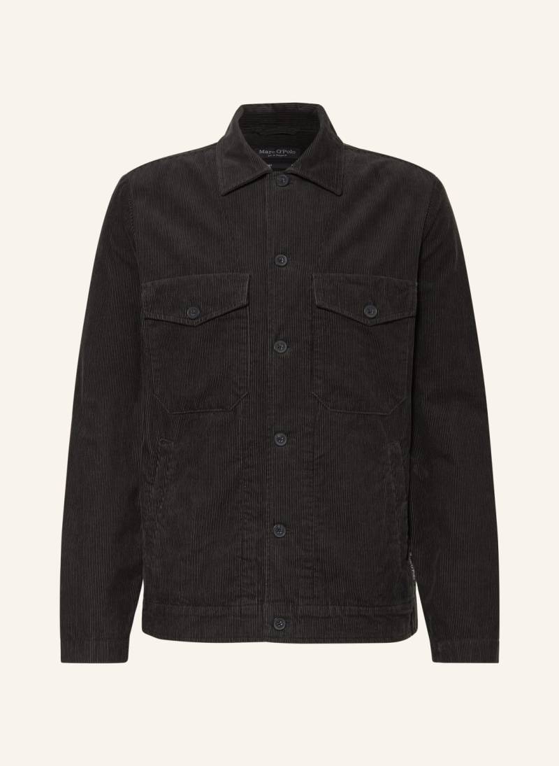 Marc O'polo Cord-Overshirt grau von Marc O'Polo