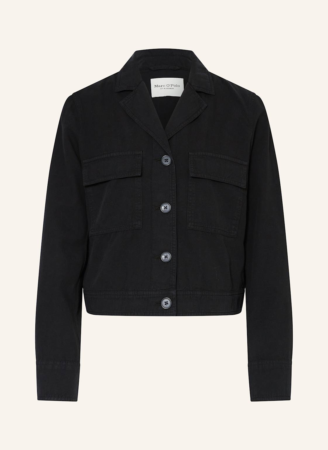 Marc O'polo Cropped-Blazer schwarz Marc O'polo Cropped-Blazer schwarz von Marc O'Polo