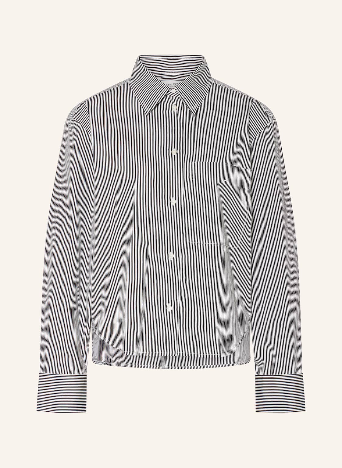 Marc O'polo Cropped-Hemdbluse grau Marc O'polo Cropped-Hemdbluse grau von Marc O'Polo