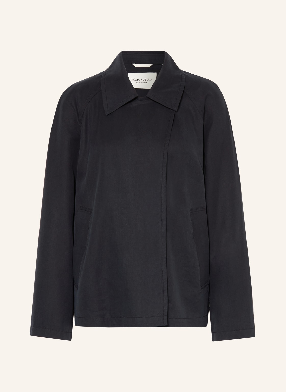 Marc O'polo Cropped Trenchcoat schwarz von Marc O'Polo