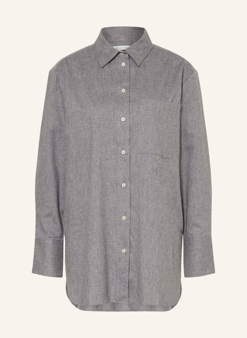 Marc O'polo Hemdbluse Aus Flanell grau von Marc O'Polo