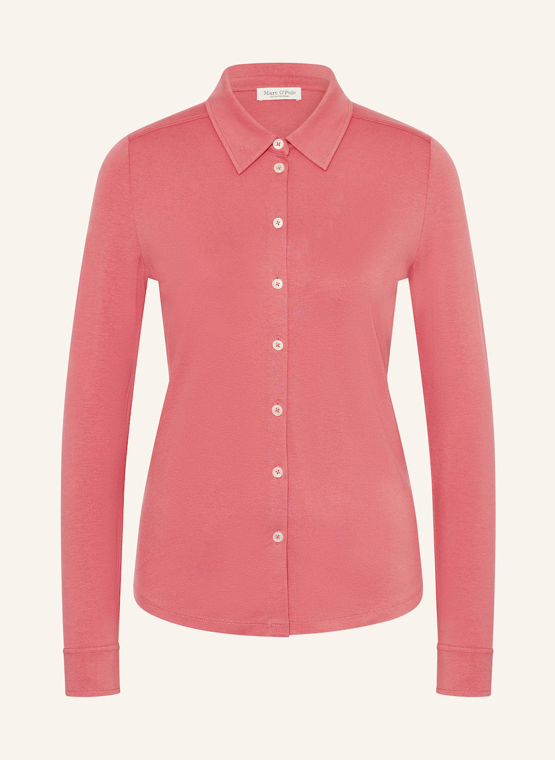 Marc O'polo Hemdbluse Aus Jersey rot Marc O'polo Hemdbluse Aus Jersey rot von Marc O'Polo