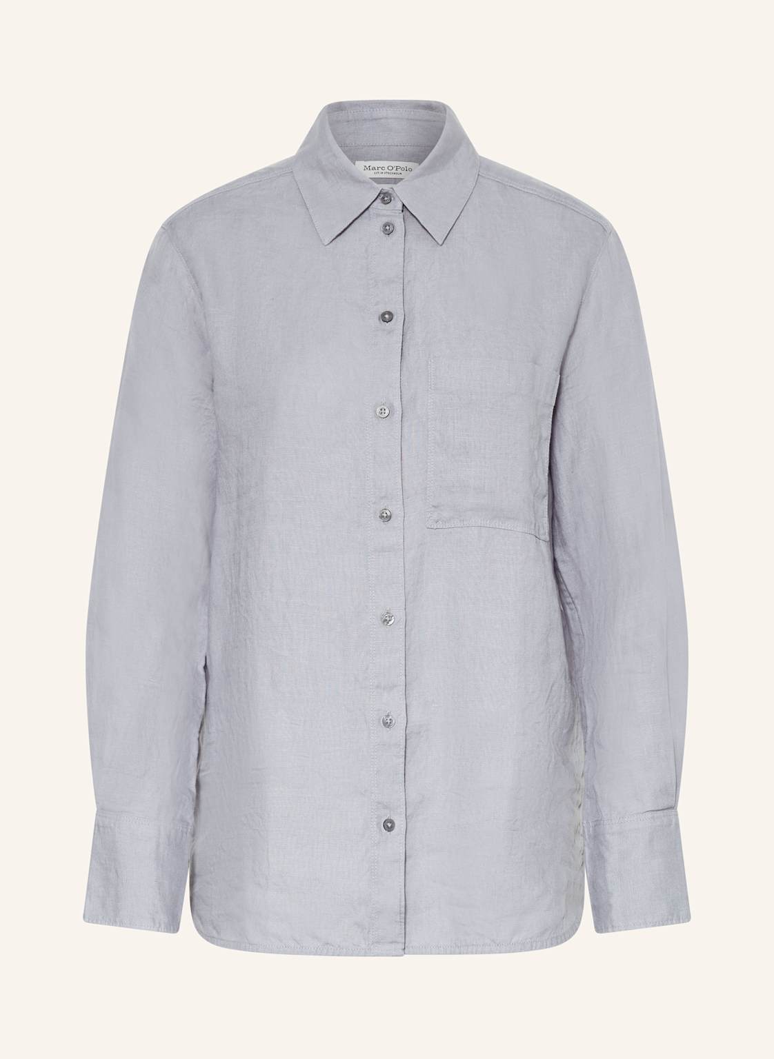 Marc O'polo Hemdbluse Aus Leinen blau Marc O'polo Hemdbluse Aus Leinen blau von Marc O'Polo