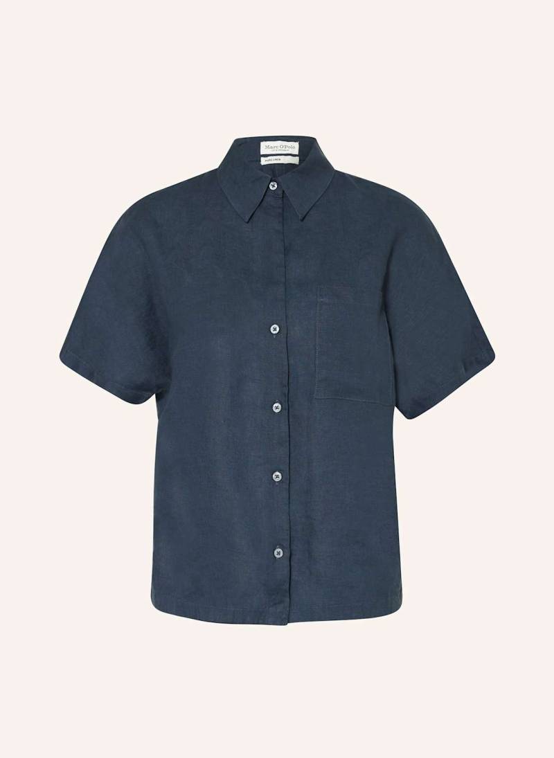 Marc O'polo Hemdbluse Aus Leinen blau von Marc O'Polo