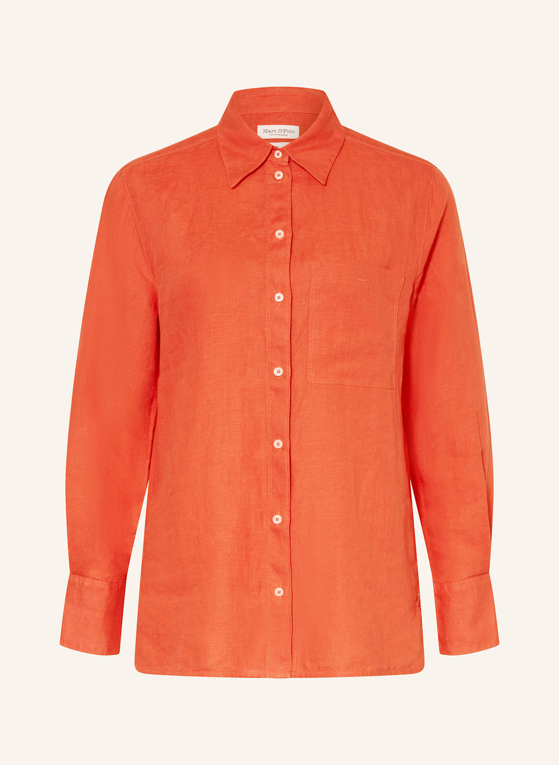 Marc O'polo Hemdbluse Aus Leinen rot Marc O'polo Hemdbluse Aus Leinen rot von Marc O'Polo
