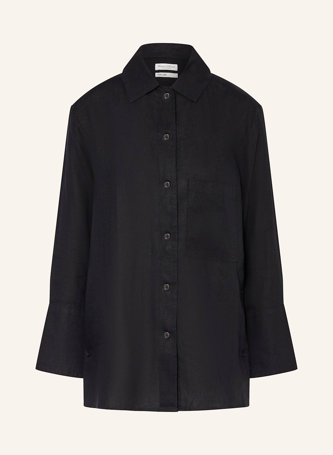 Marc O'polo Hemdbluse Aus Leinen schwarz Marc O'polo Hemdbluse Aus Leinen schwarz von Marc O'Polo