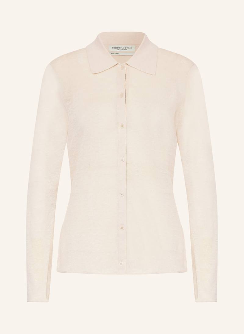 Marc O'polo Hemdbluse Aus Leinen weiss von Marc O'Polo