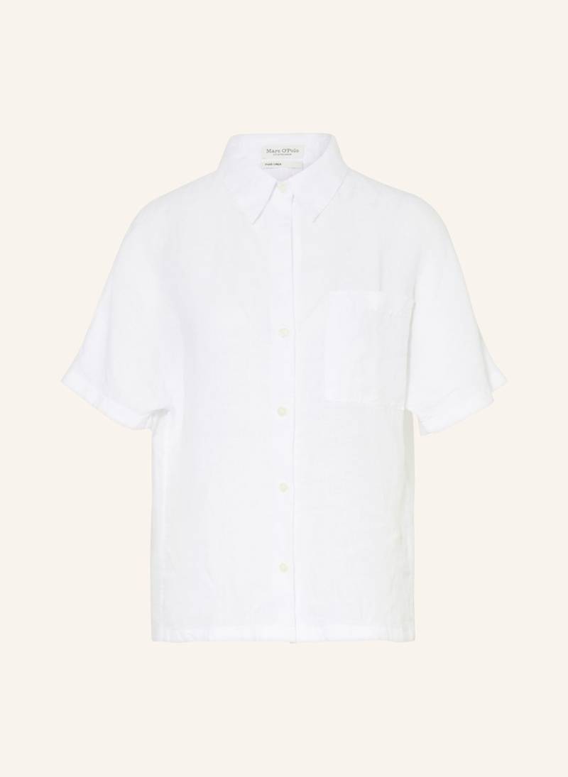 Marc O'polo Hemdbluse Aus Leinen weiss von Marc O'Polo