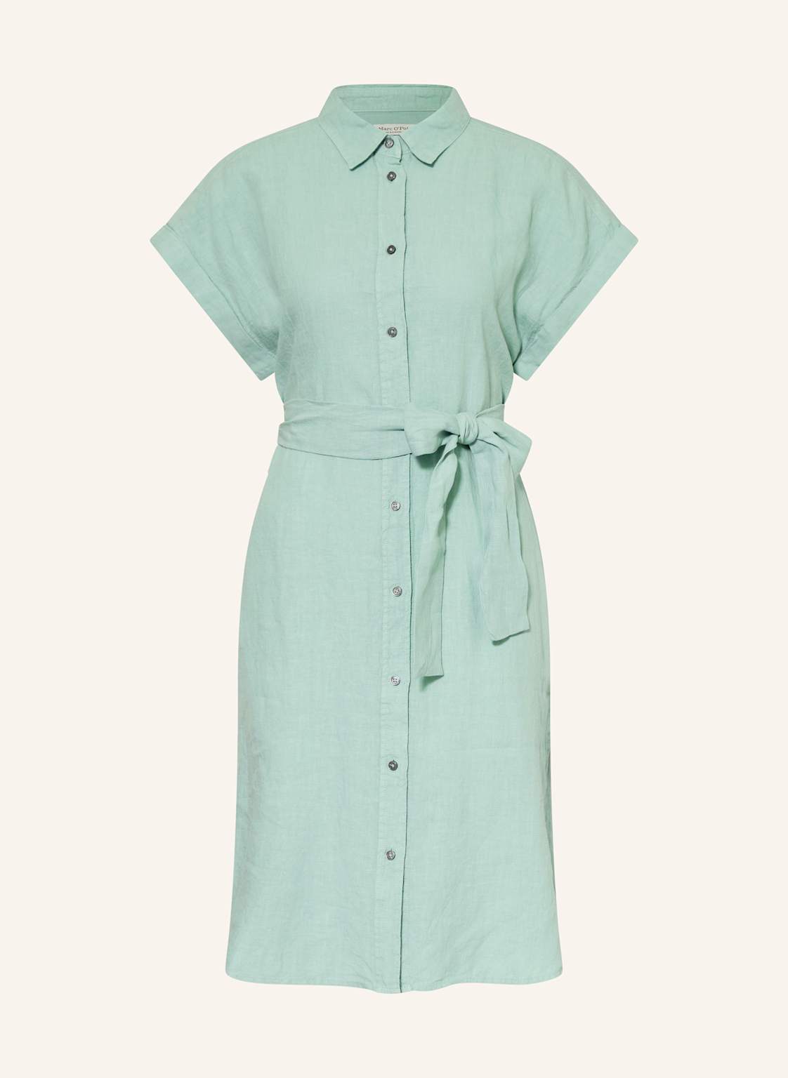 Marc O'polo Hemdblusenkleid Aus Leinen gruen Marc O'polo Hemdblusenkleid Aus Leinen gruen von Marc O'Polo