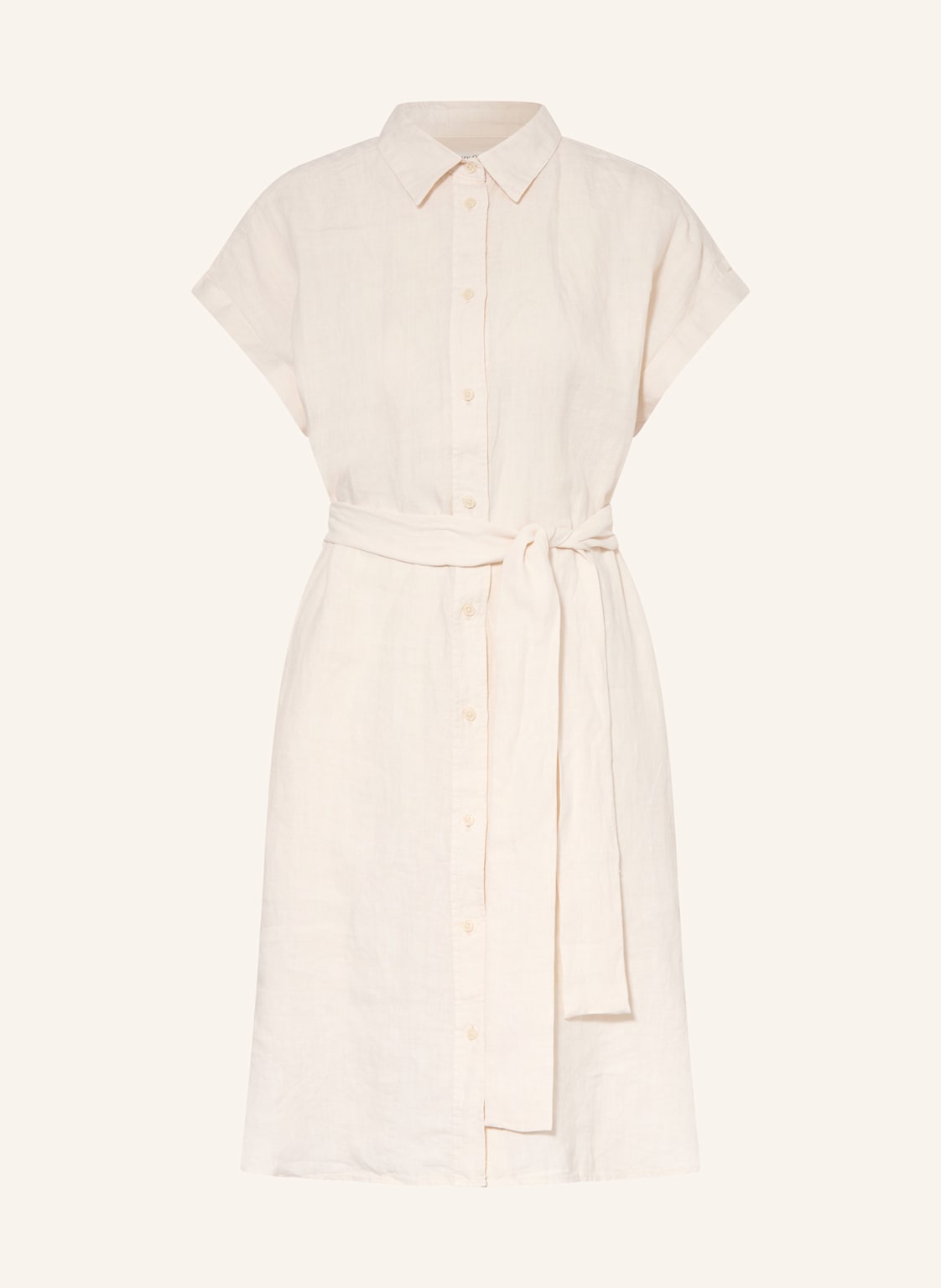 Marc O'polo Hemdblusenkleid Aus Leinen weiss Marc O'polo Hemdblusenkleid Aus Leinen weiss von Marc O'Polo