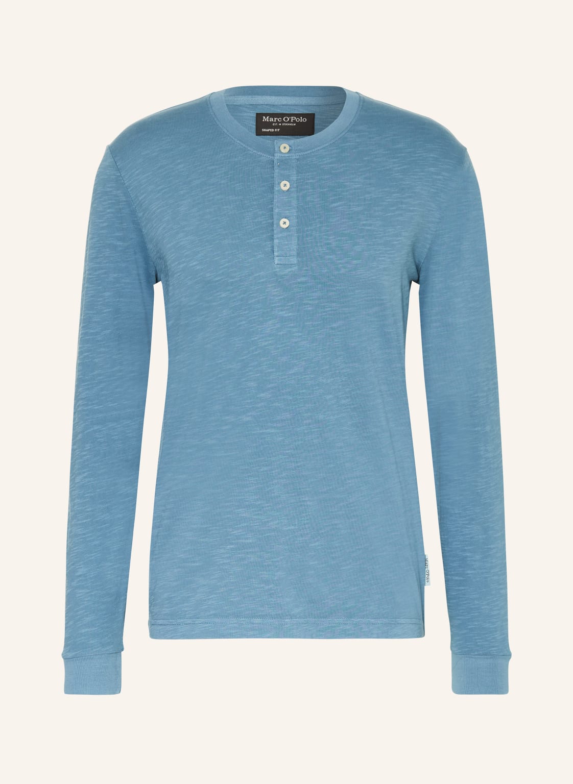 Marc O'polo Henley-Shirt blau von Marc O'Polo